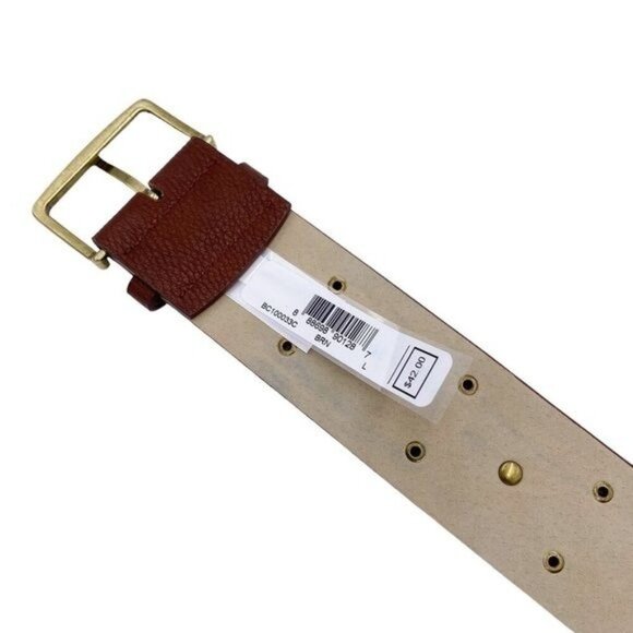 BCBGeneration Brown Gold Faux Leather Studded Belt Western Boho - Picture 4 of 7